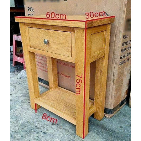 DEV-38 (VTAB-102) : Bàn Trang Trí - Màu Vàng Gỗ